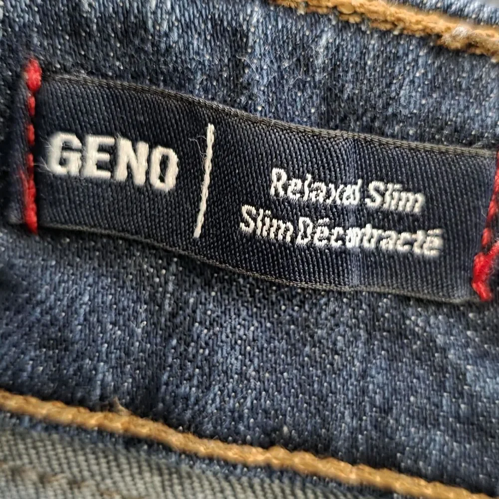 True Religion Geno Relaxed Slim Boot Cut Jeans Blue Sz 33 X 34